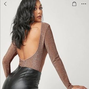 Glitter body suit